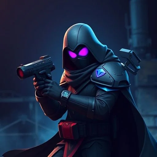 A hyper-realistic, ultra-futuristic gaming setup with glowing components and digital energy particles.